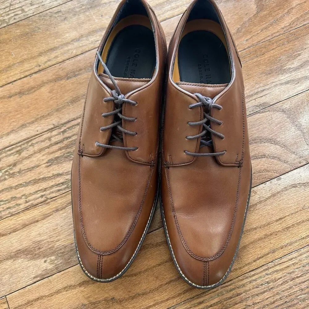 NEW Cole Haan Grand OS Lenox Hill Split-Toe Oxford Dress Shoes Men's Size 9M